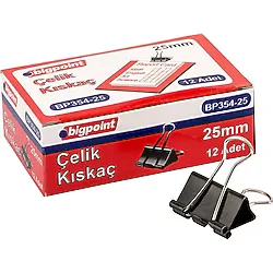 Bigpoint Çelik Kıskaç 25 Mm X 12 Düzine