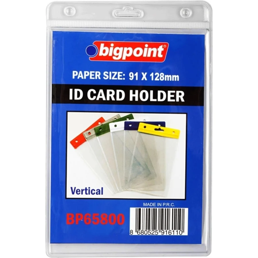 Bigpoint Kart Poşeti Dikey Şeffaf 91x128mm