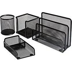Bigpoint Metal Perfore 4'lü Set Siyah