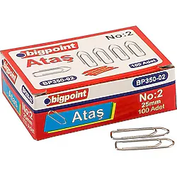 Bigpoint Nikel Ataş No:2 (25Mm) X 10 Adet