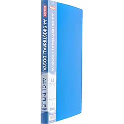 Bigpoint Sıkıştırmalı Dosya A4 Mat Mavi