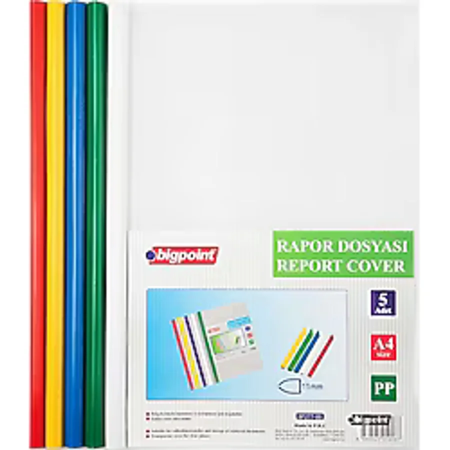 Bigpoint Sıkıştırmalı Rapor Dosyası 11mm - 5 Renk