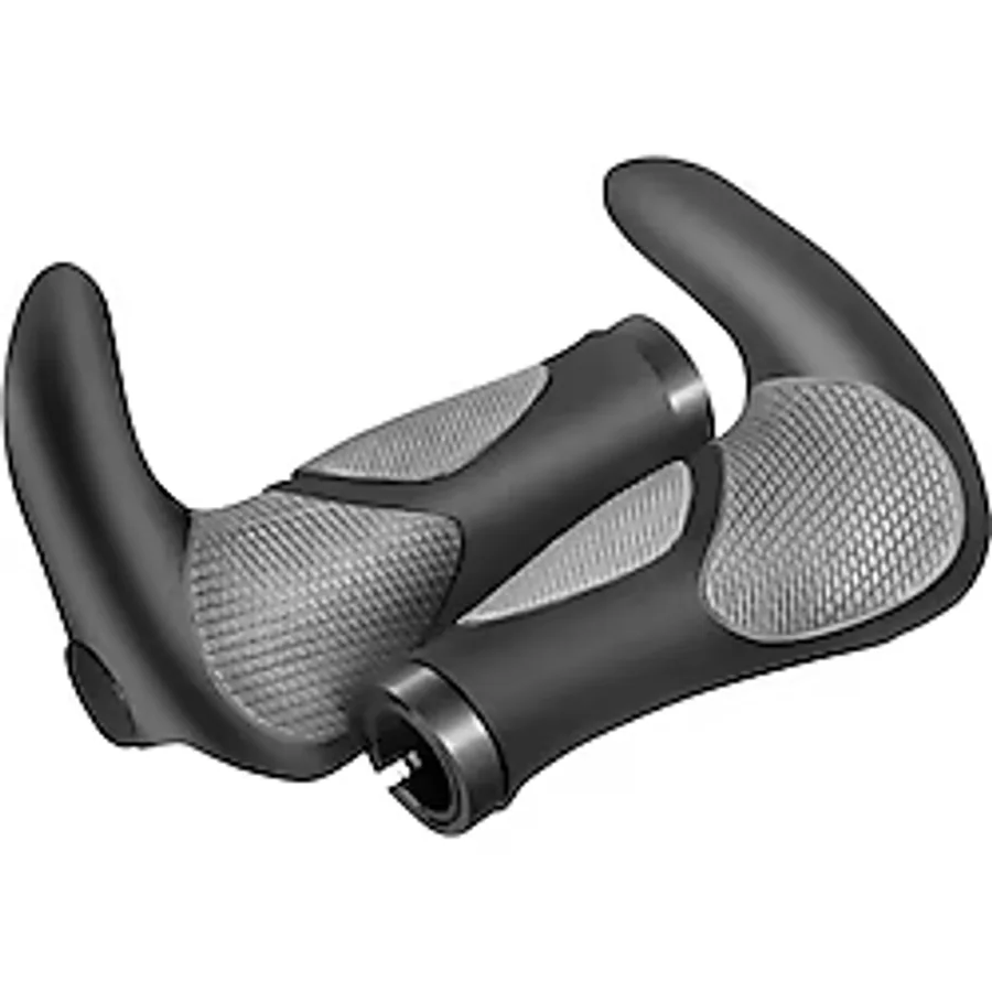 Bike Sky Brıvıga - 135Mm Siyah-Gri Alüminyum Bisiklet Gidon Ergonomik Elcik ( 1.Sınıf Kalite)