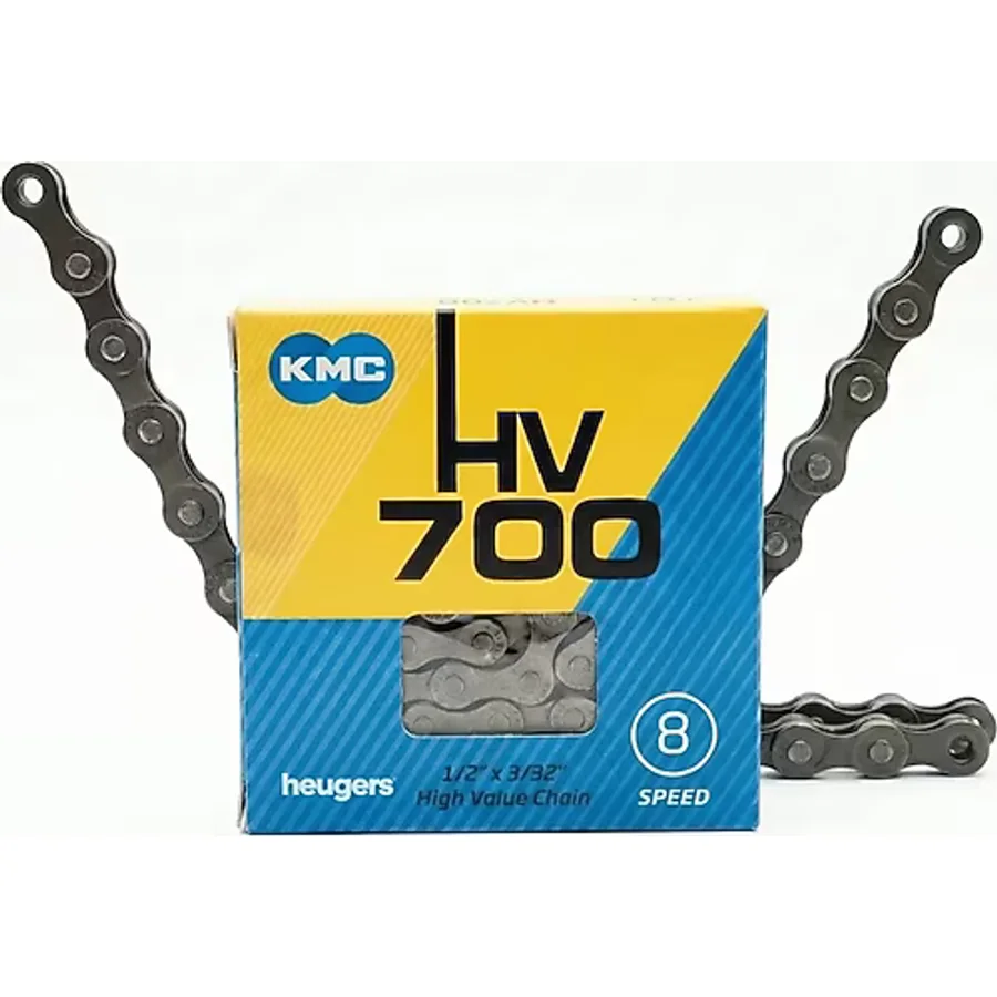Bike Sky Kmc Hv700 Bisiklet Zinciri 116 Bakla - Rks, Skyjet Volta Vb. 7/8 Vites Uyumlu Gri