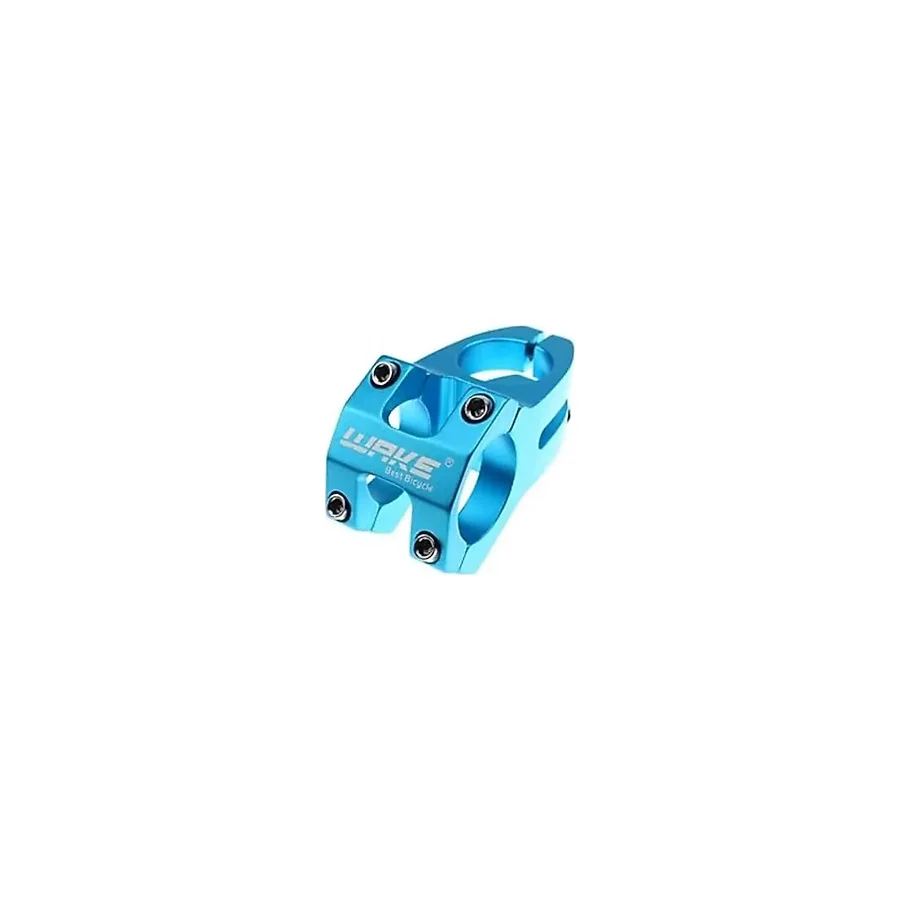 Bike Sky Wake Alüminyum Mavi Bisiklet Kısa Gidon Boğazı 40Mm Bisiklet Yedek Parça 31,8Mm