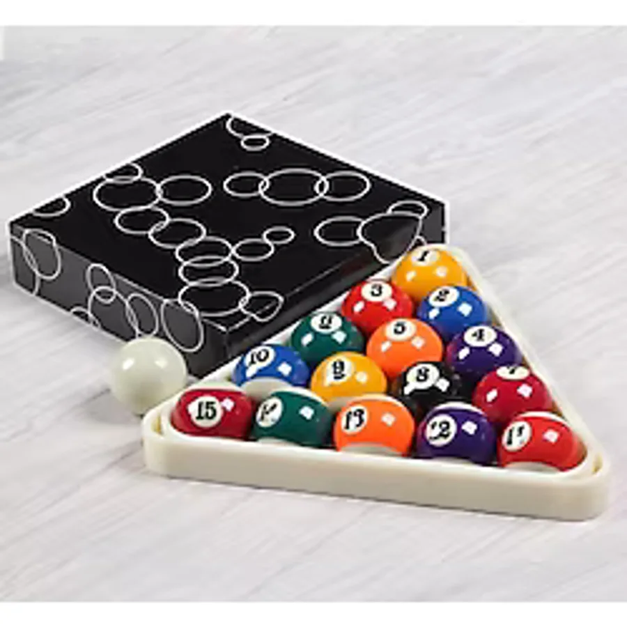 Bilardo Amerikan Topu Amerikan Bilardo Top Takımı Plastik Üçgen