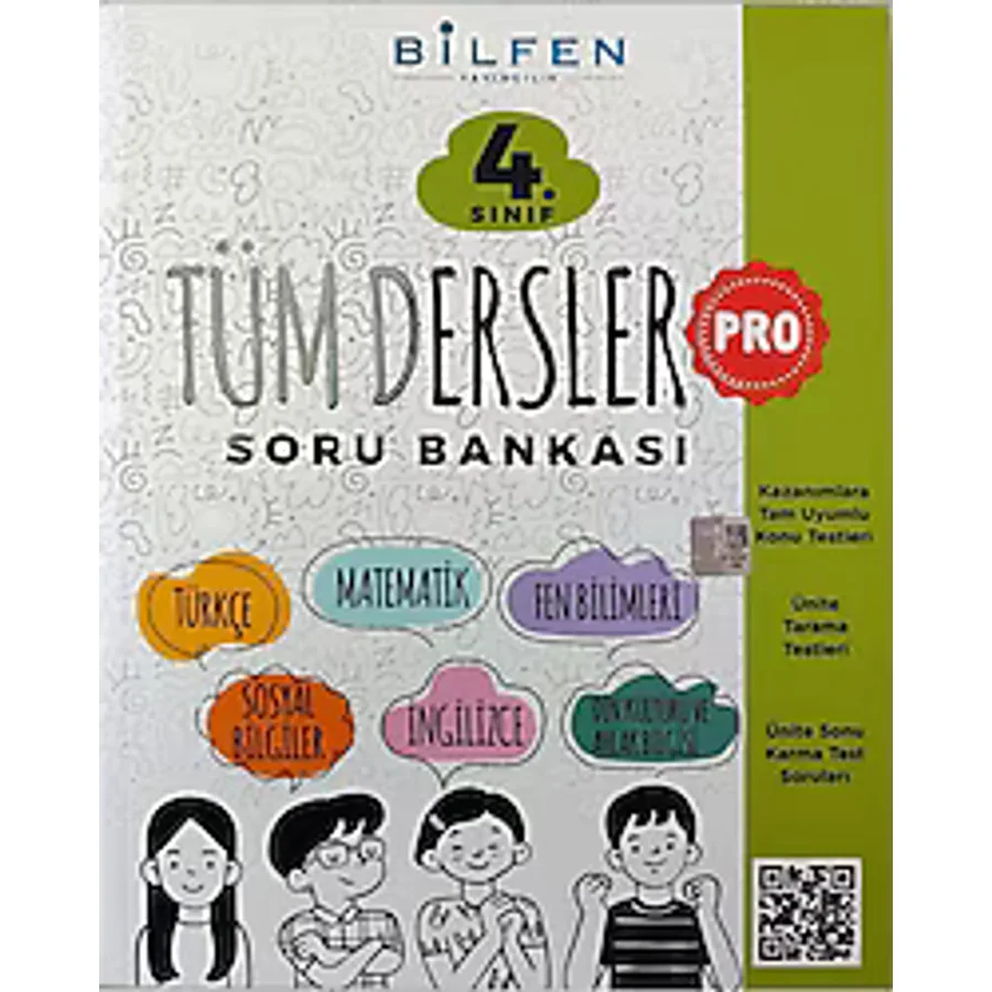 Bilfen Yayınları 4. Sınıf Pro Tüm Dersler Soru Bankası