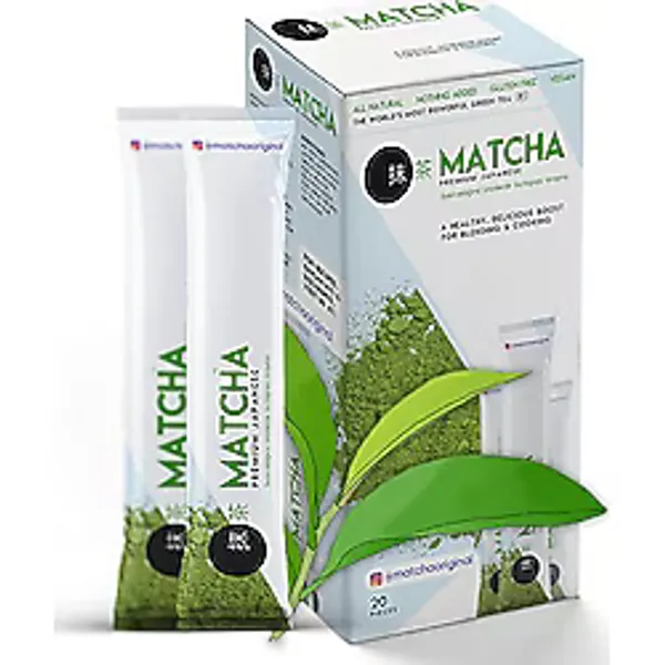 Bilge İlaç Matcha Premium Japon Toz Maça Çayı 20x10 gr - Spirulina ve Sinameki Katkılı Yeşil Çay, Soğuk Servise Uygun