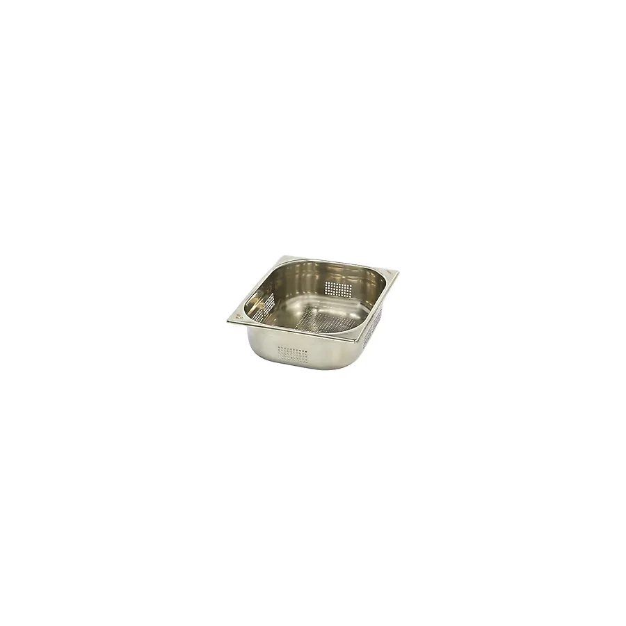 Bilge Inox GN 2/1-100 mm Paslanmaz Çelik Delikli Gastronorm Küvet
