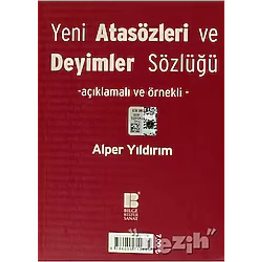 Bilge Kültür Sanat Yayınları Yeni Atasözleri Ve Deyimler Sözlüğü(Açıklamalı Ve Örnekli)