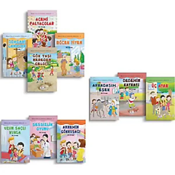 Bilişsel Beceri Geliştirici Hikayeler 2 (10 Kitap) (2.sınıf ve 3.sınıf Okuma Hikaye Öykü Kitapları) - Kitap Seti
