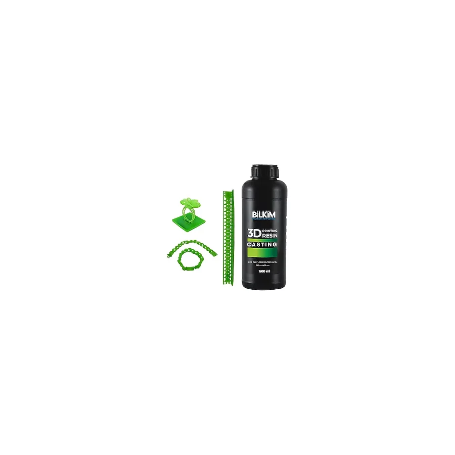 bilkim 3d Yazıcı içın Kuyumculuk Döküm Reçınesı - 500 ml (YEŞİL)