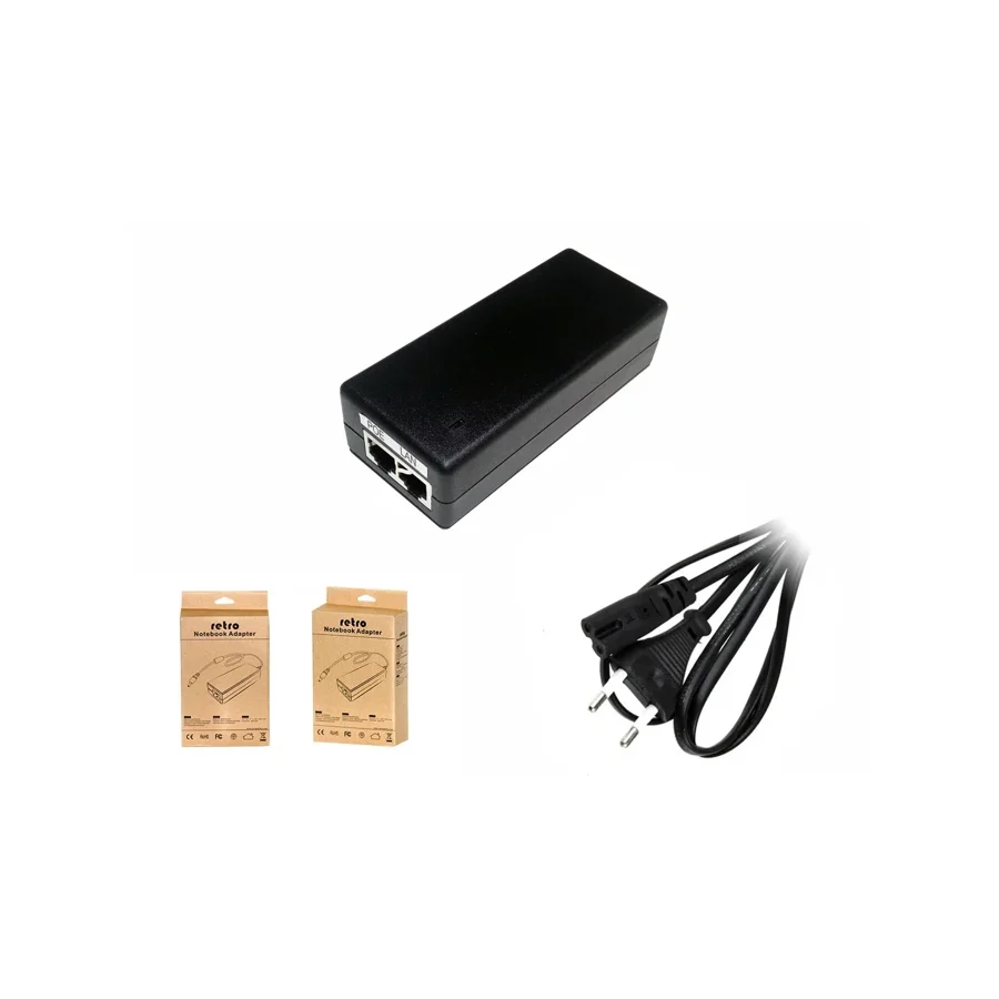 Bina Otomasyon Sistemleri İçin 48V 1A 48W Poe Ethernet Adaptor Retro