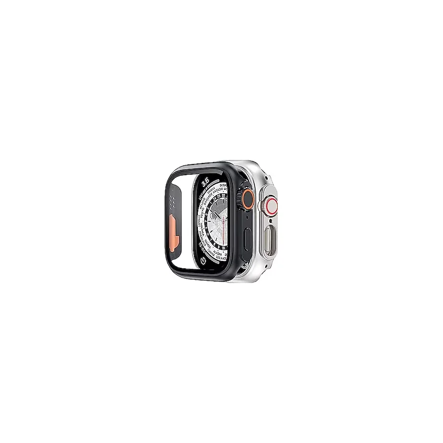 Binano Apple Watch 40Mm Ultra Dönüştürücü Siyah Kasa Ve Ekran Koruyucu