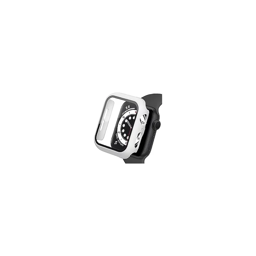 Binano Apple Watch 8 41mm Sense Kasa Ve Ekran Koruyucu Beyaz
