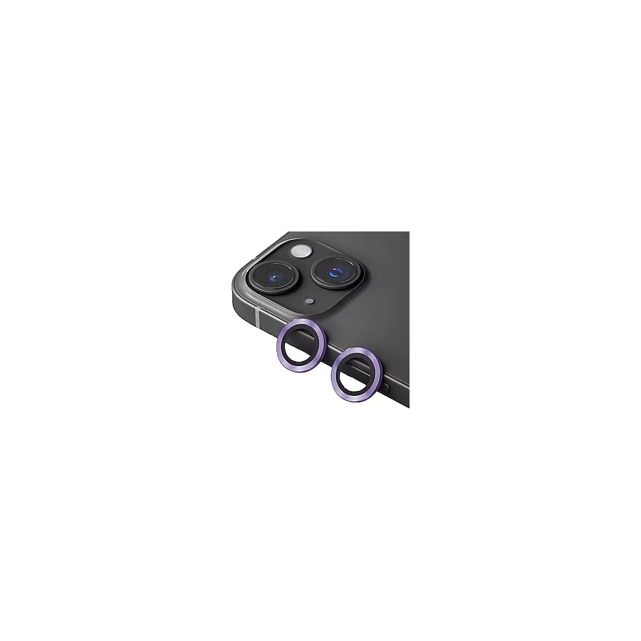 BİNANO METAL RİNG IPHONE 15/15 PLUS MOR KAMERA KORUYUCU