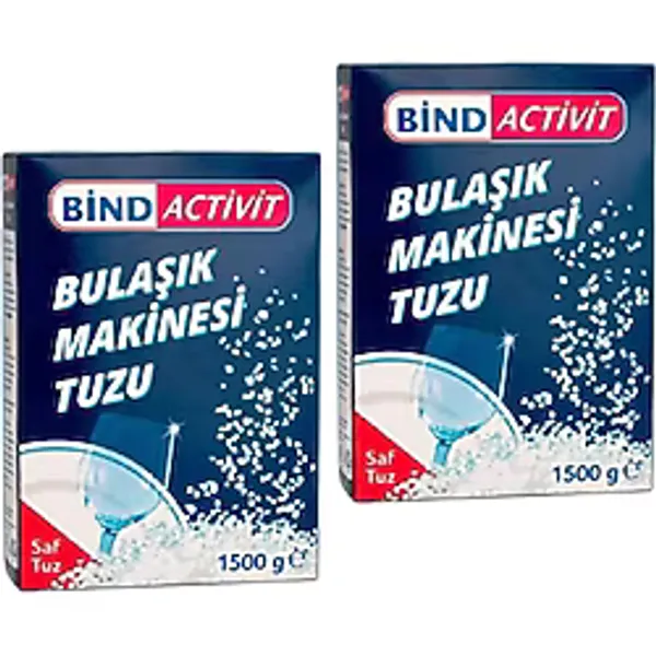 Bind Activit Bulaşık Makinesi Tuzu 1500 gr 2 ADET