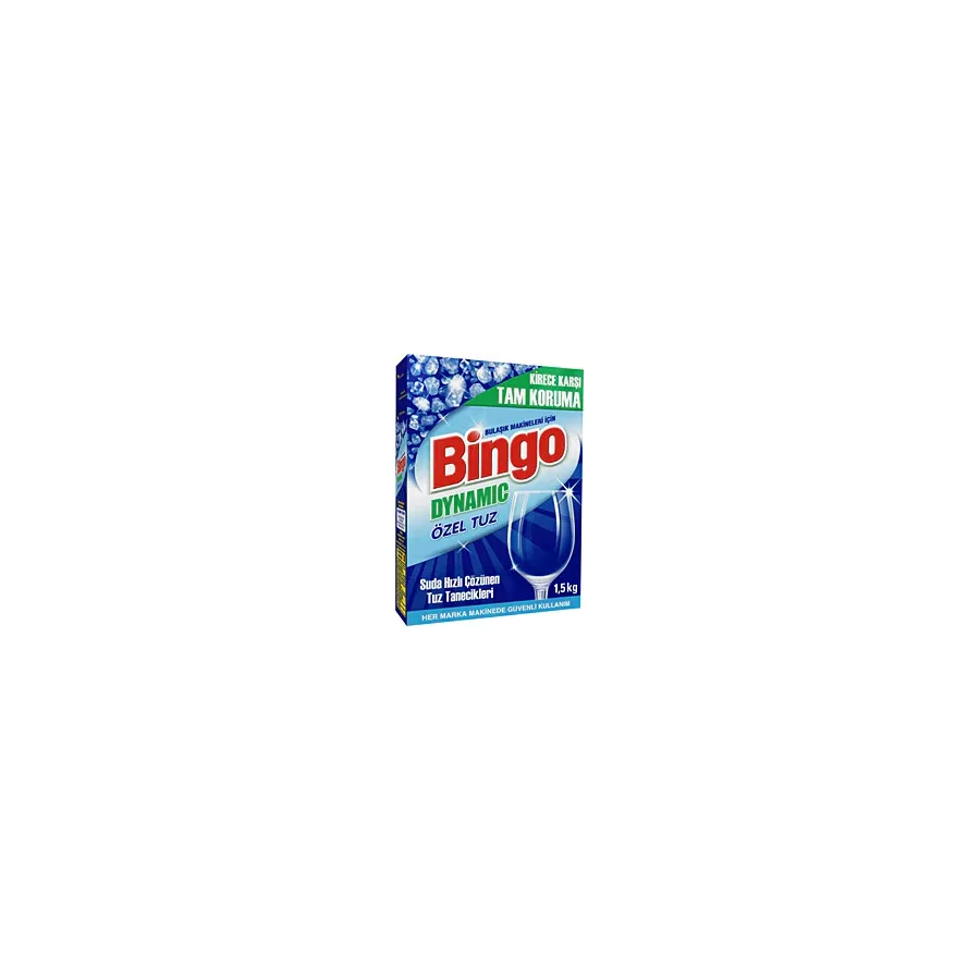 Bingo Dynamic 1.5 kg Bulaşık Makinesi Tuzu