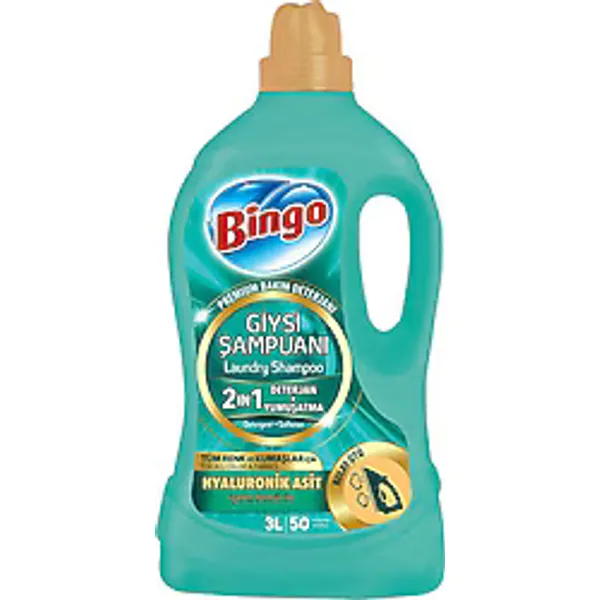 Bingo Kolay Ütü Giysi Şampuanı 3 lt