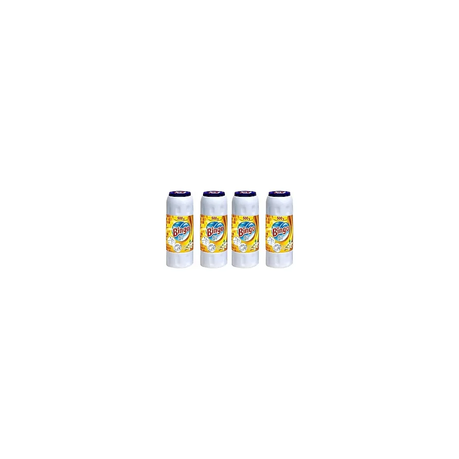Bingo Ov Ovma Tozu 500 gr Limon 4 Paket Paslanmaz Bulaşık Teli - 2 lt