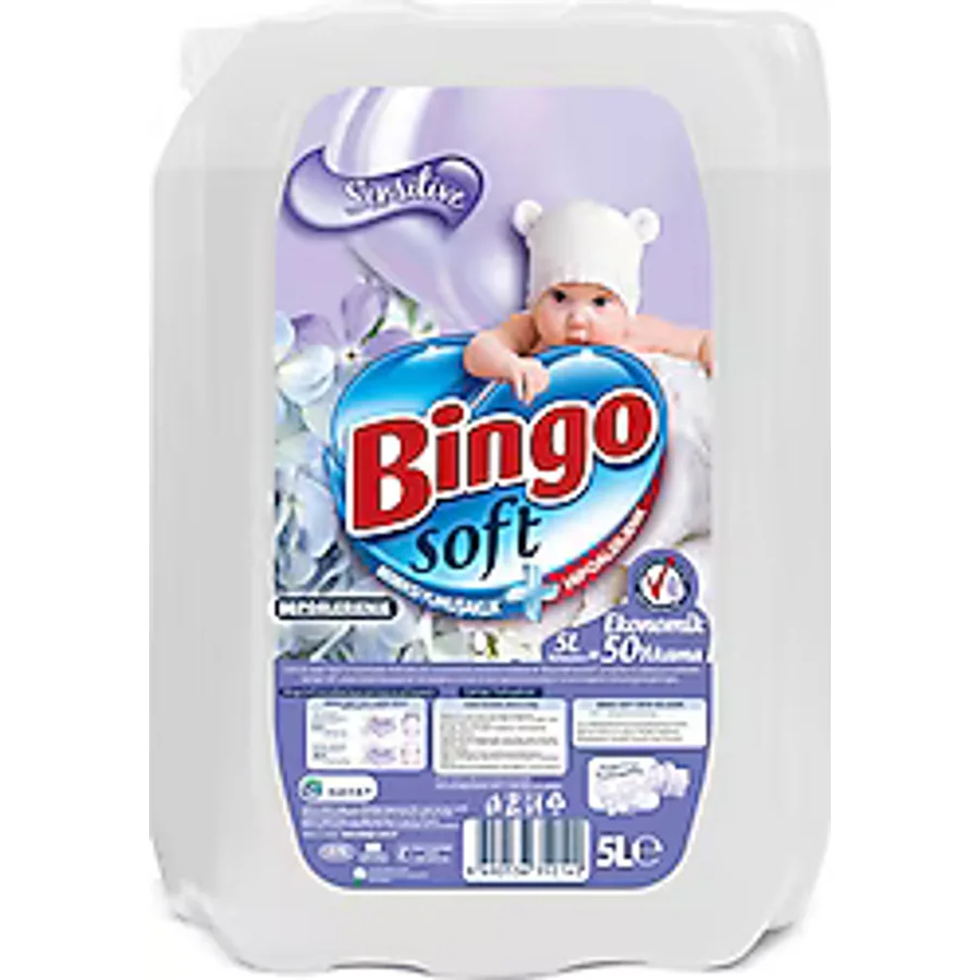 Bingo Soft Sensitive Yumuşatıcı 50 Yıkama 5 lt