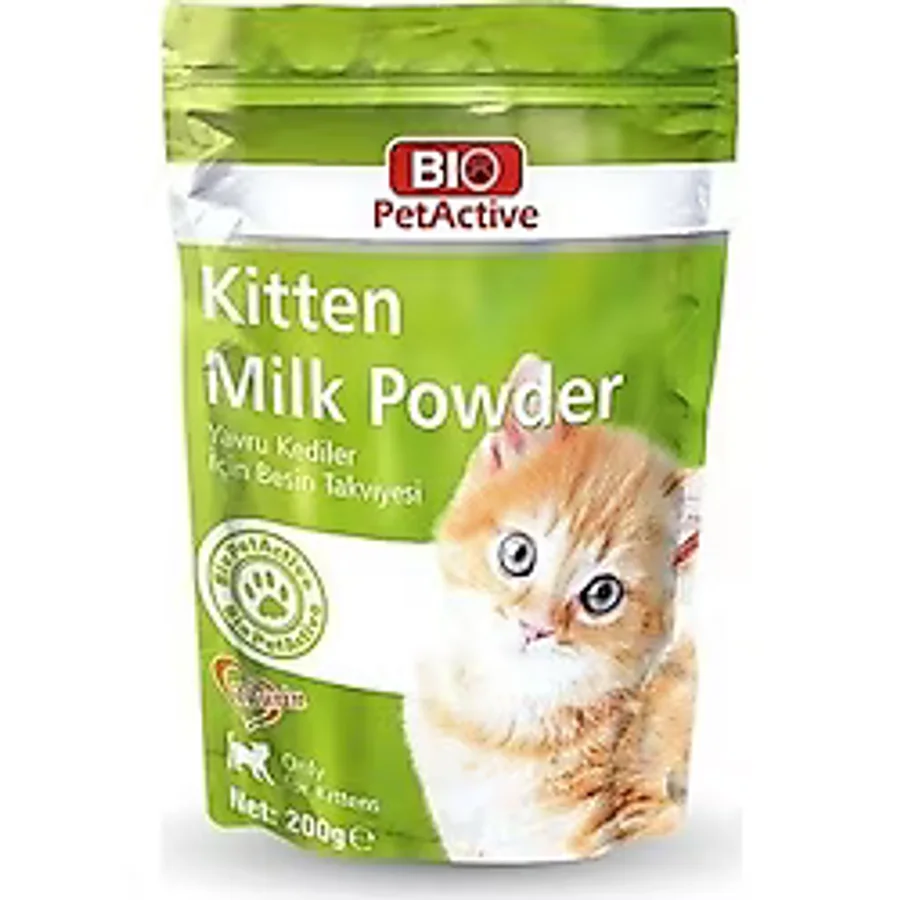 Bio PetActive Kitten Milk Powder 200 gr Yavru Kedi Süt Tozu