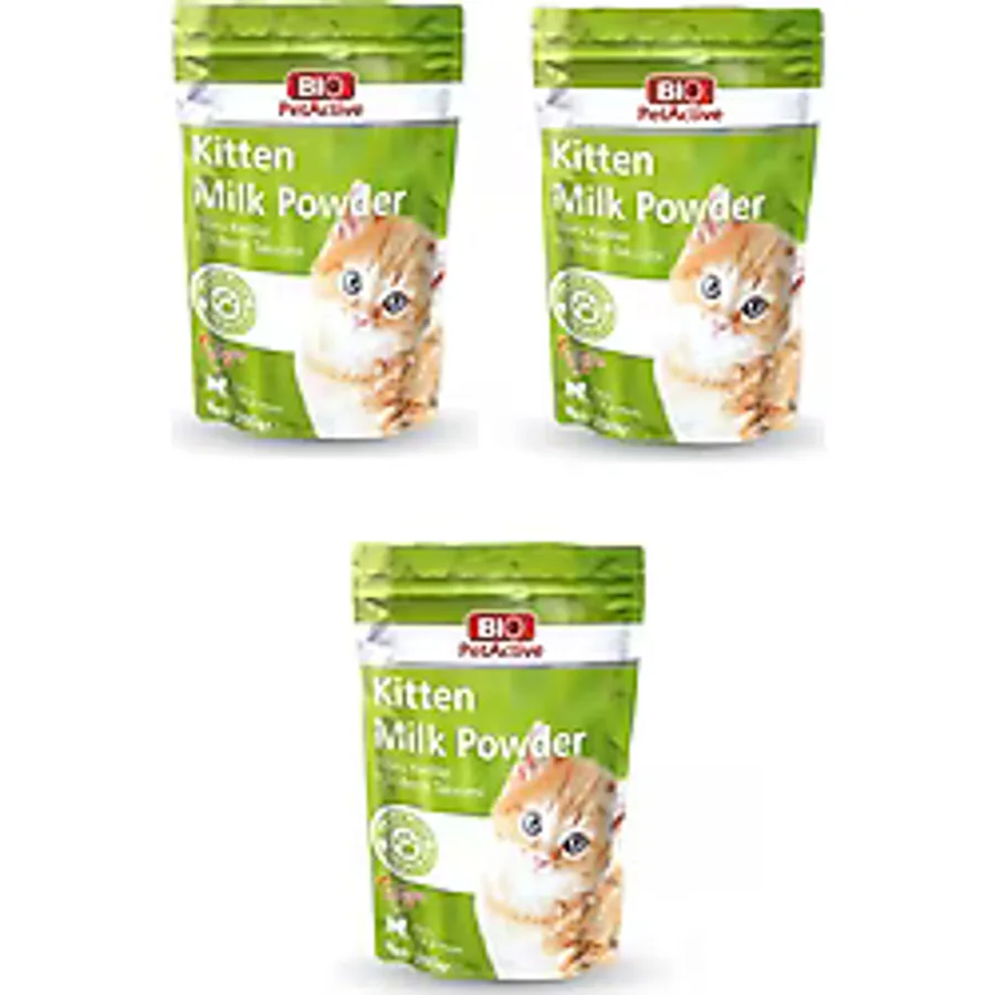 Bio PetActive Kitten Milk Powder Yavru Kedi Süt Tozu 200 Gr. X 3 Adet