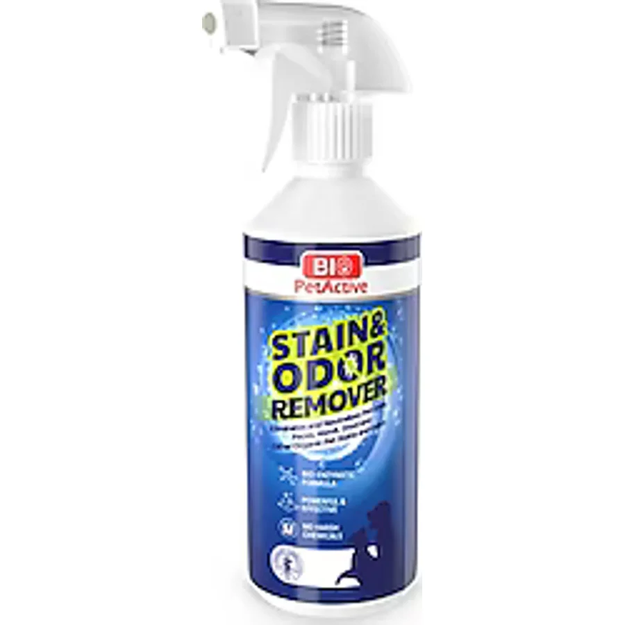 Bio PetActive Stain Odor Remover 490 ml Kedi ve Köpekler için Leke ve Koku Giderici Sprey