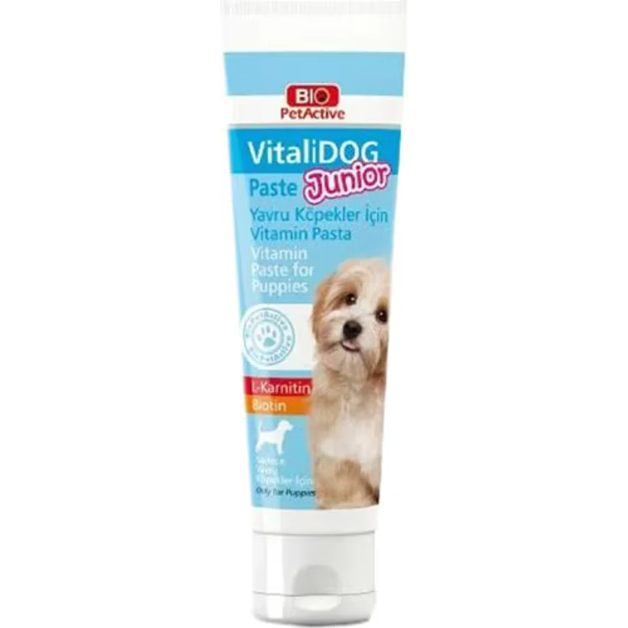 Bio PetActive Vitalidog Junior Paste 100 ml Köpek Vitamin Macunu