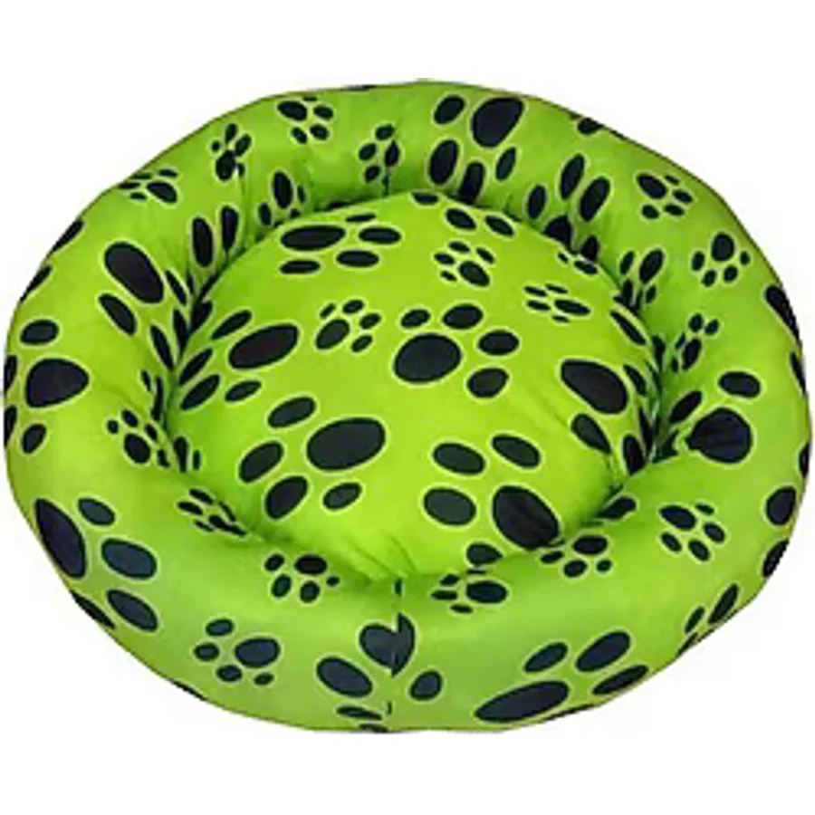 Bio Sand Pati Desenli Simit 50 cm Yeşil Kedi Yatağı