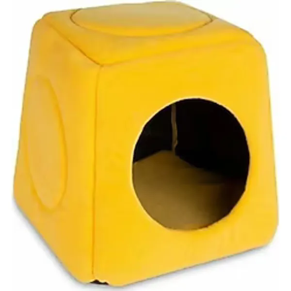 Bio Sand Üç Fonksiyonlu 45 cm Sarı Kedi Yatağı