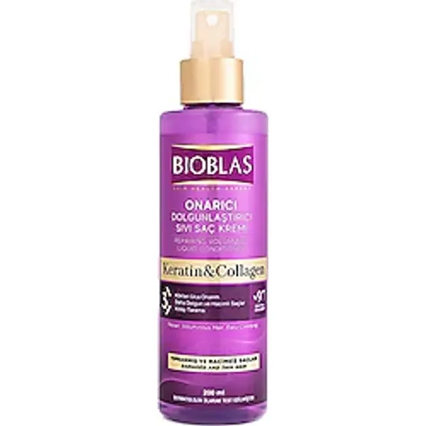 Bioblas Collagen & Keratin Onarıcı Dolgunlaştırıcı 200 ml Sıvı Saç Kremi