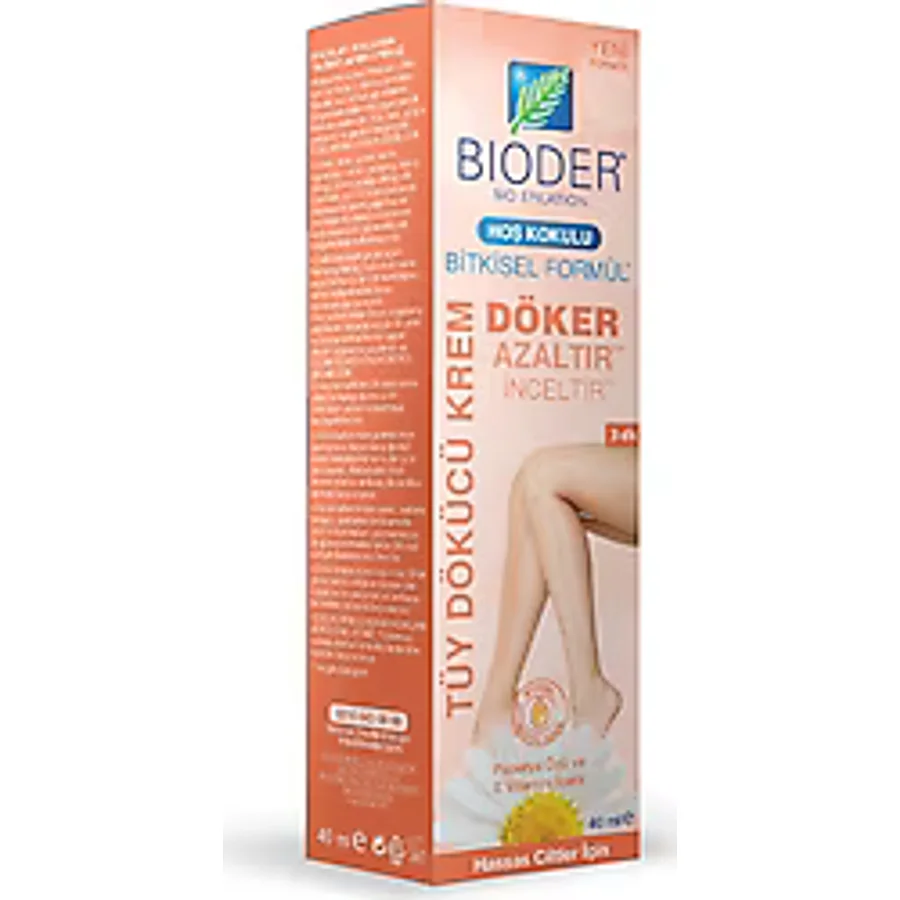 Bioder Tüy Dökücü Krem Hassas Ciltler 40 ml