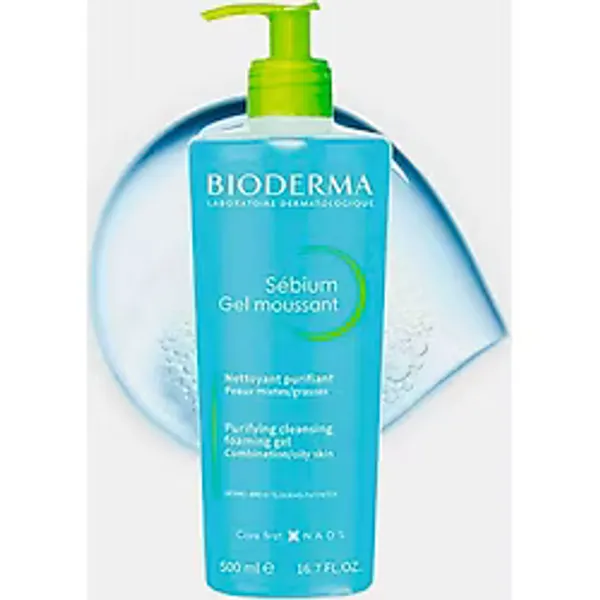 Bioderma Sebium Foaming Gel Karma, Yağlı Ve Akne Eğilimli Ciltler İçin Yüz Ve Vücut Temizleme Jeli 500 Ml