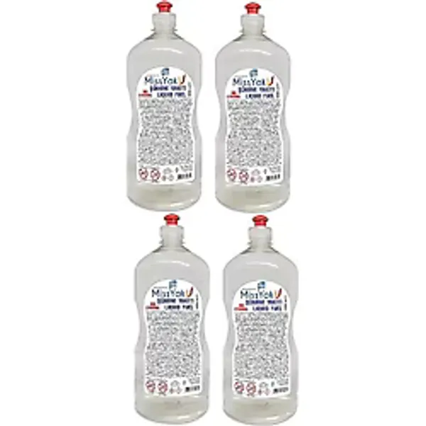 Bioetanol Ocak Sıvı Yakıt 1 Litre x 4 Adet Kokusuz Dumansız Çevre Dostu Şömine Yakıtı