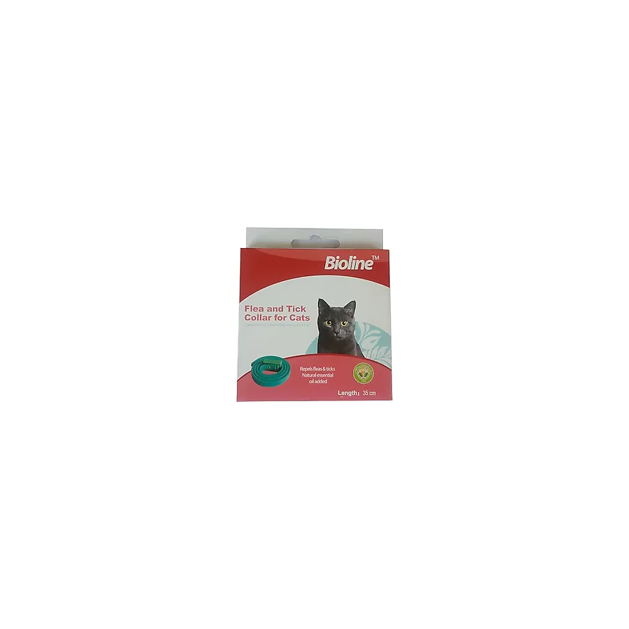 Bioline 35 cm Bitkisel Kedi Pire Tasması