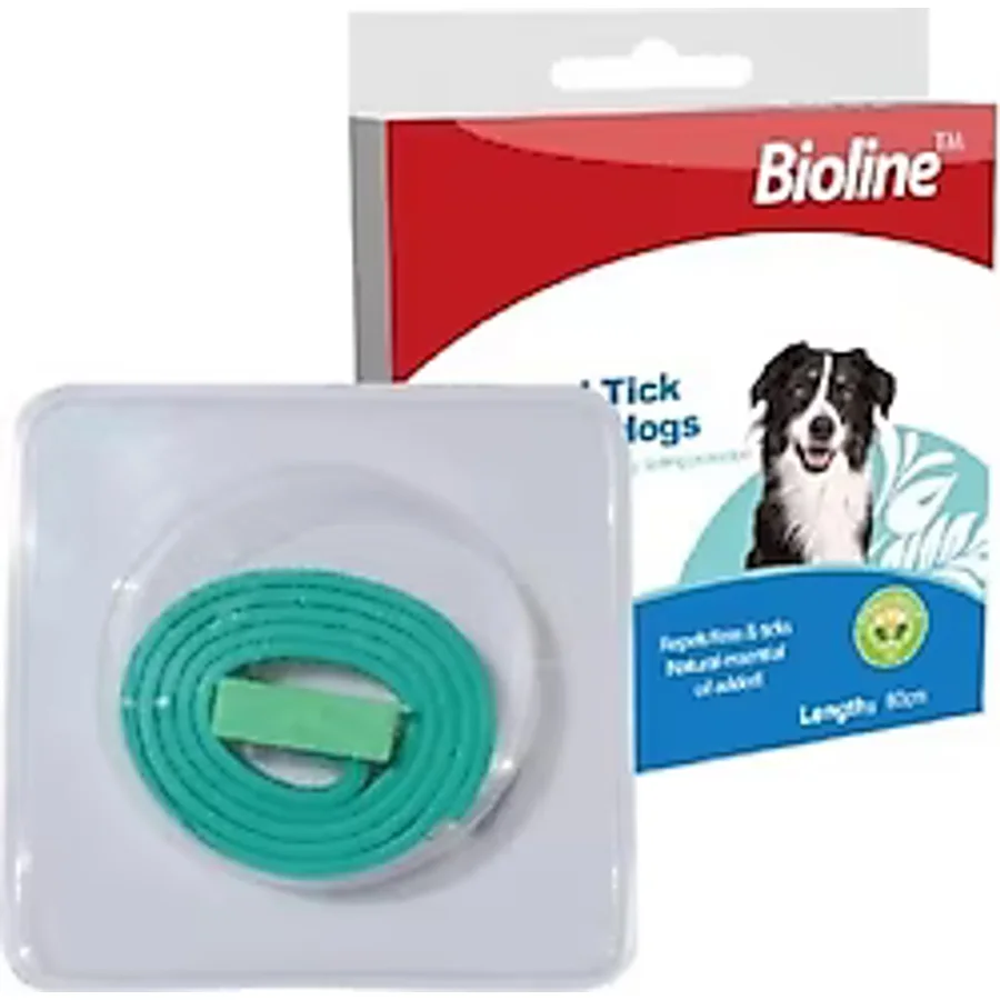 Bioline 60 cm Bitkisel Köpek Pire Tasması