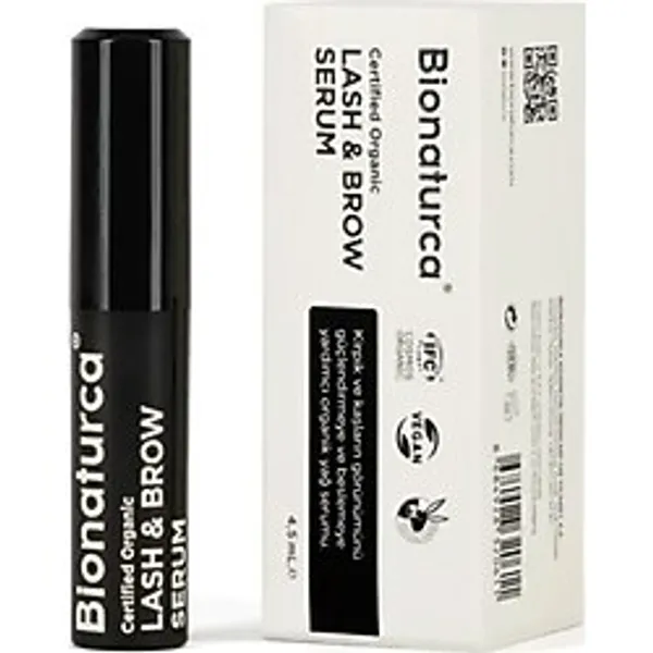 BIONATURCA Organik Sertifikalı Kirpik & Kaş Bakım Serumu 4,5 ml
