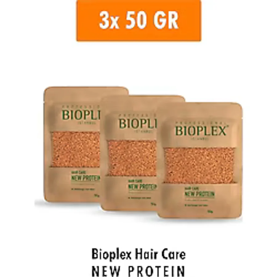 Bioplex Saç Bakım Proteini - Saç Açma ve Boya Işlemlerinde Yıpranmalara Karşı Özel Ürün 3X50 gr - 3 - Renkli