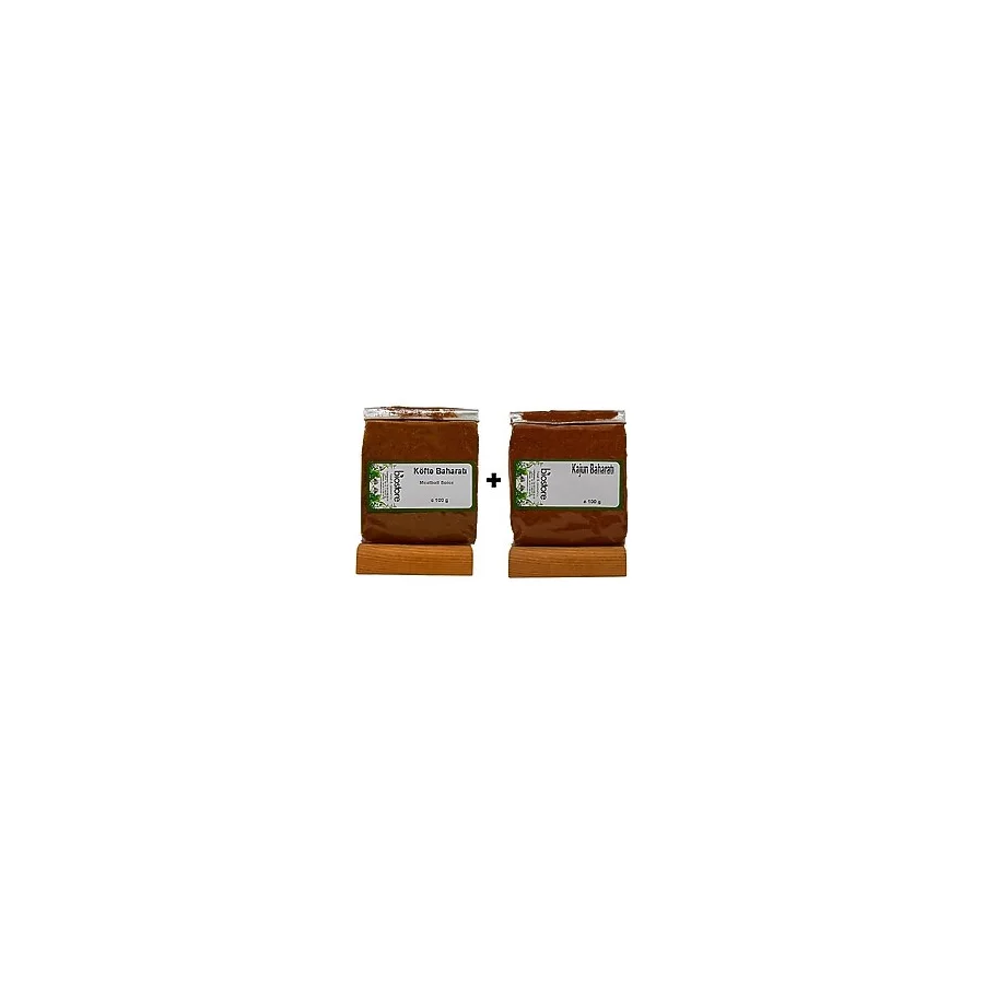 Biostore Güney Baharat Ikilisi (Kajun Baharatı 100G - Köfte Baharatı 100G) - 200 gr