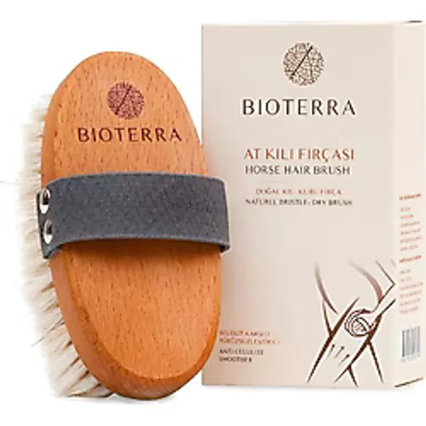 Bioterra At Kılı Fırçası Doğal Kuru Fırça Selülit Karşıtı Etkiyle Vücut Bakım Ürünü