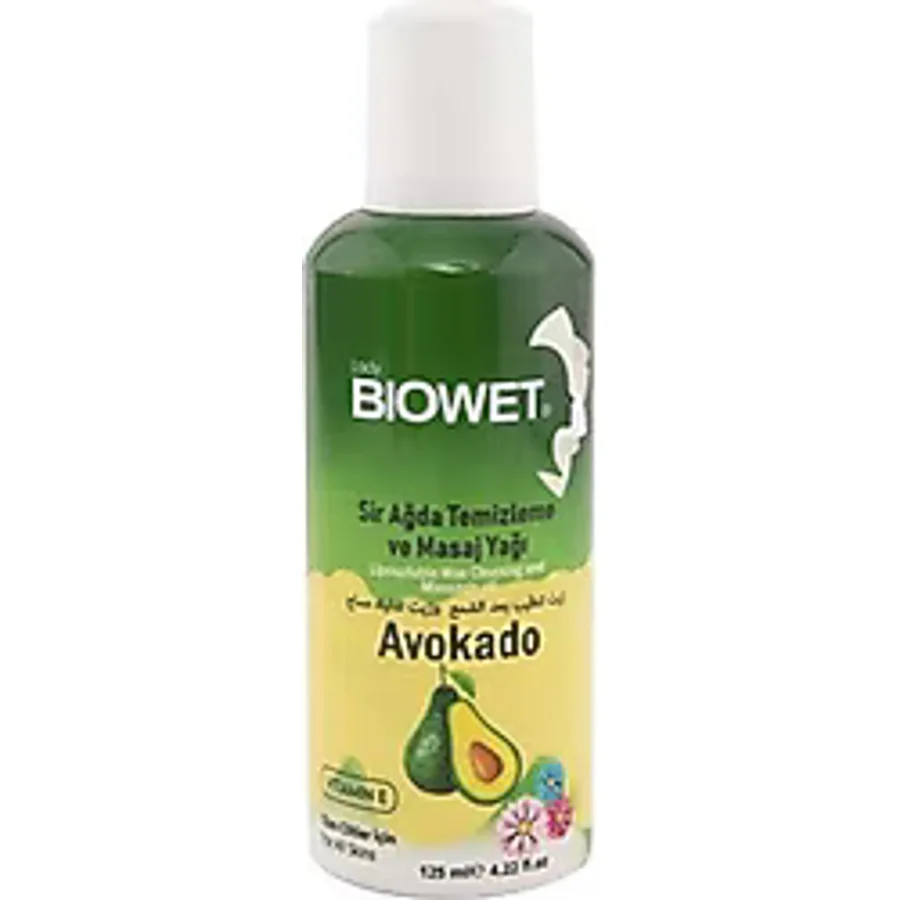 Biowet Sir Ağda Temizleme ve Masaj Yağı Avokado 150 ml