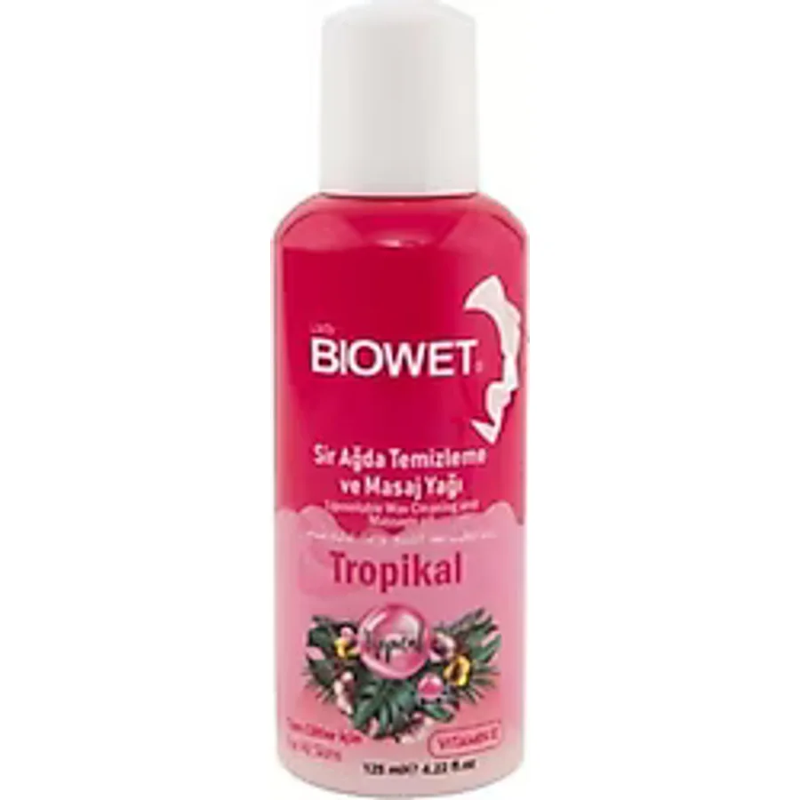 Biowet Sir Ağda Temizleme ve Masaj Yağı Tropikal 150 ml