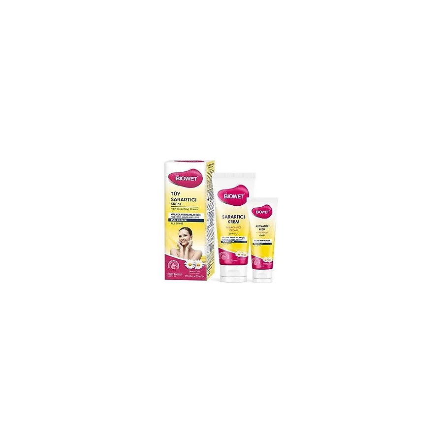 Biowet Tüy Sarartıcı Krem 70 ML + Aktivatör Krem 35 ML
