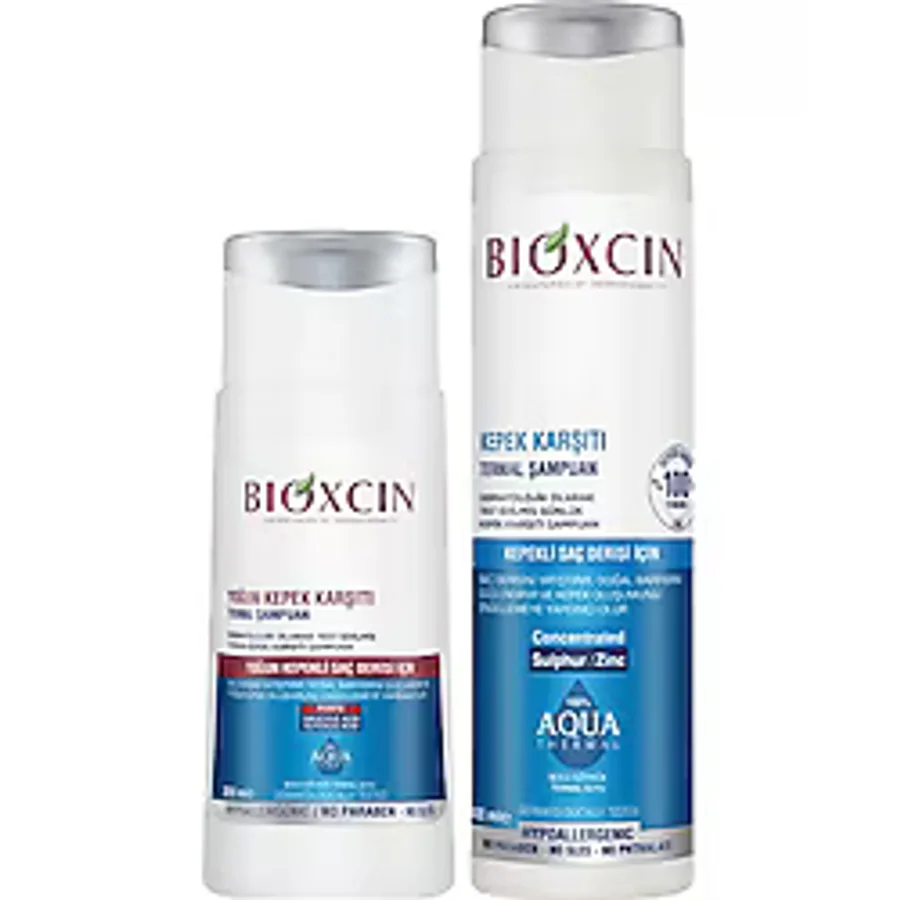Bioxcin Aqua Thermal Kepek Karşıtı Şampuan 300 Ml + 200 Ml Kofre