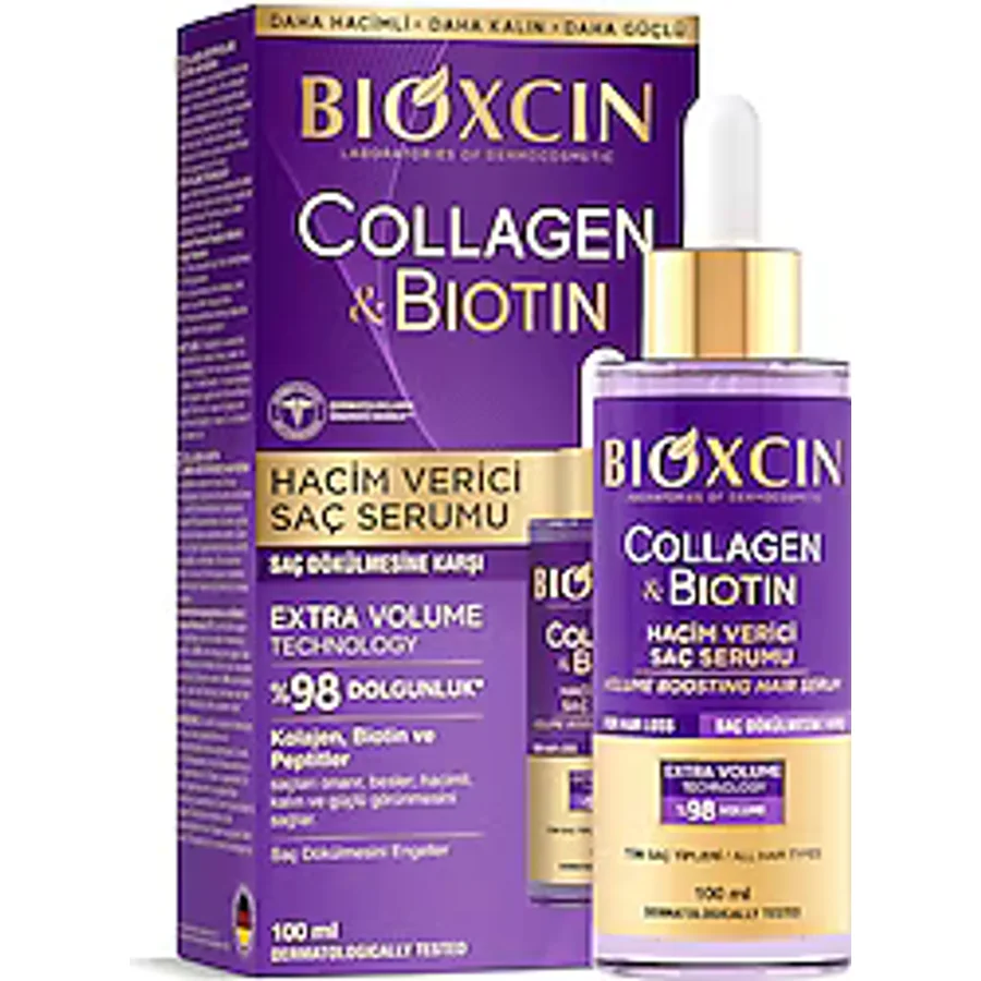 Bioxcin Collagen Biotin Hacim Veren 100 ml Saç Serumu