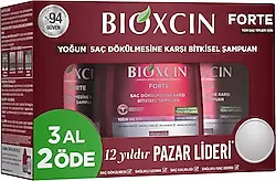 Bioxcin Forte 3x300 ml Saç Dökülmesine Karşı Şampuan
