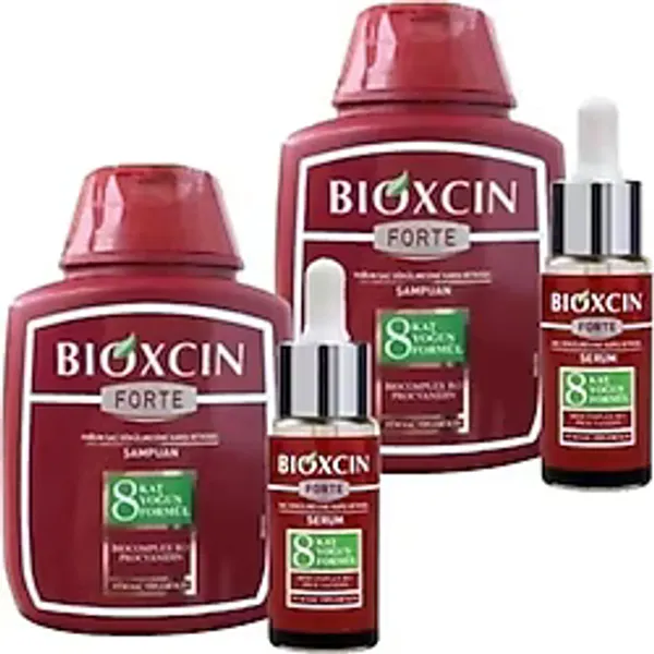 Bioxcin Forte Tanışma Kiti - Saç Bakım Seti 300 Ml & Serum 50 Ml - 2 Adet