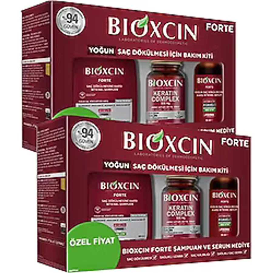 Bioxcin Forte Yoğun Saç Dökülmesi için Bakım Kiti 2 Adet