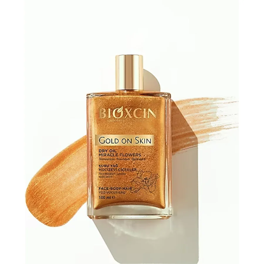 Bioxcin Gold on Skin Işıltılı Kuru 100 ml Vücut Yağı